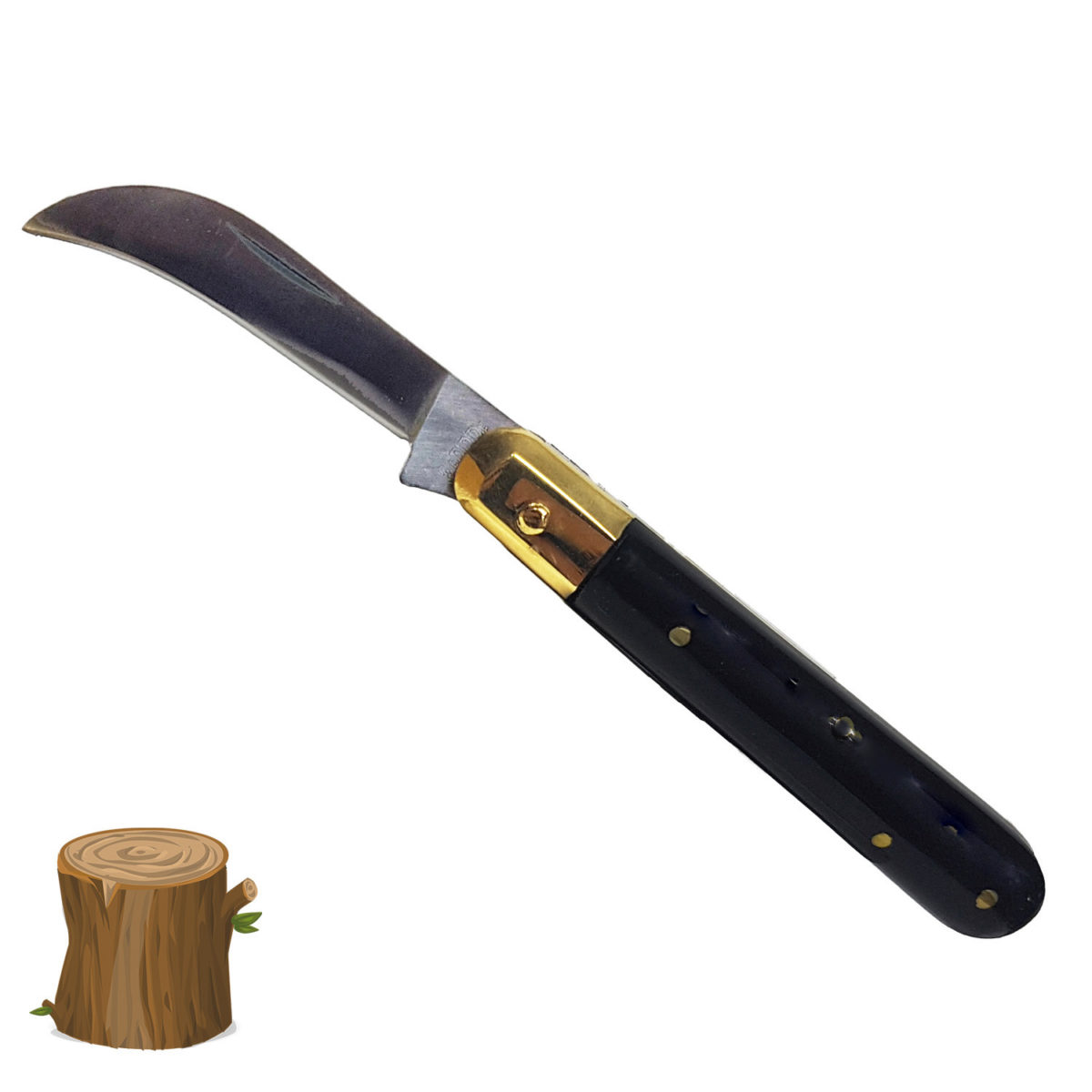 COLTELLO da INNESTO a lama curva