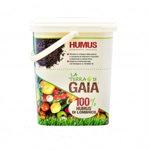 Concime HUMUS - La Terra di Gaia - 8,2 litri (4,5 kg)