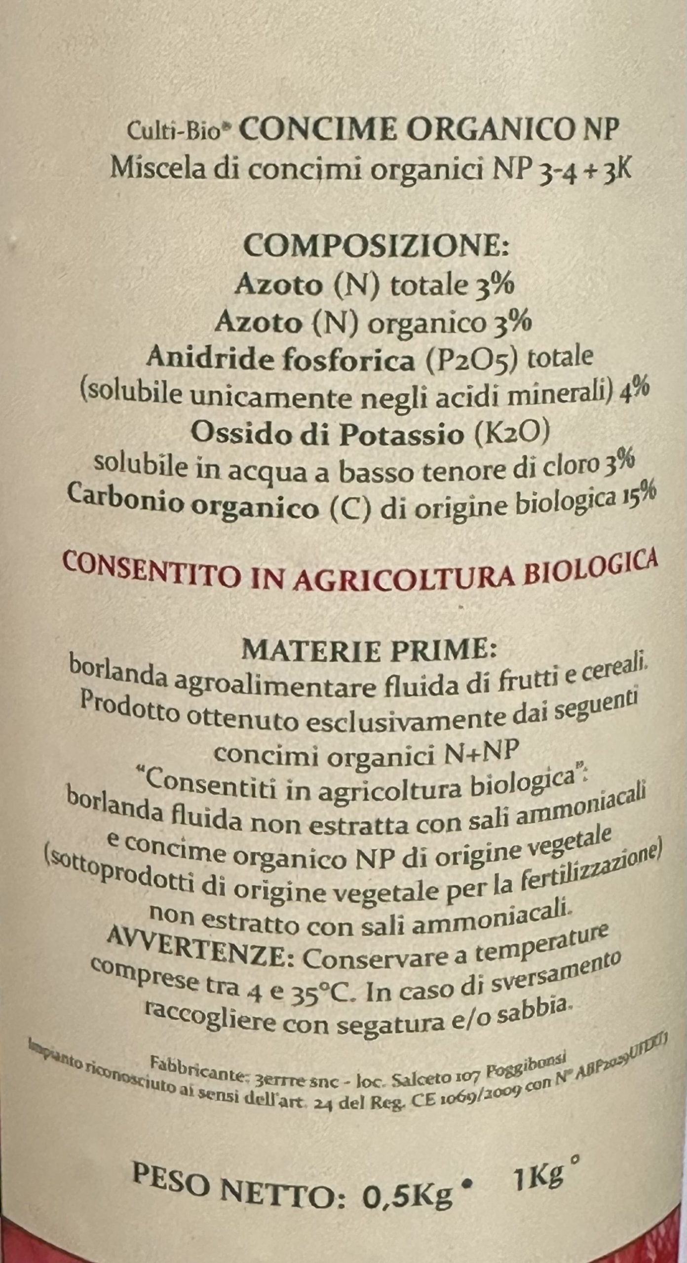 500 ml Concime NUTRIMI liquido 500 ml - per bulbi da fiore