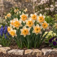 Narcissus - Div. 11a (splitcorona) FRILLY FELLER 11 W-YO